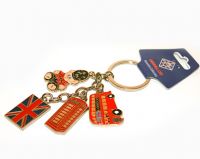 Dangly charms London keyring